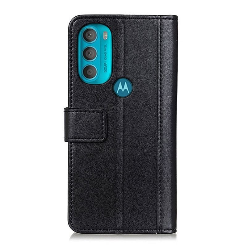 Housse Moto G71 5G Effet Cuir Version Coloré