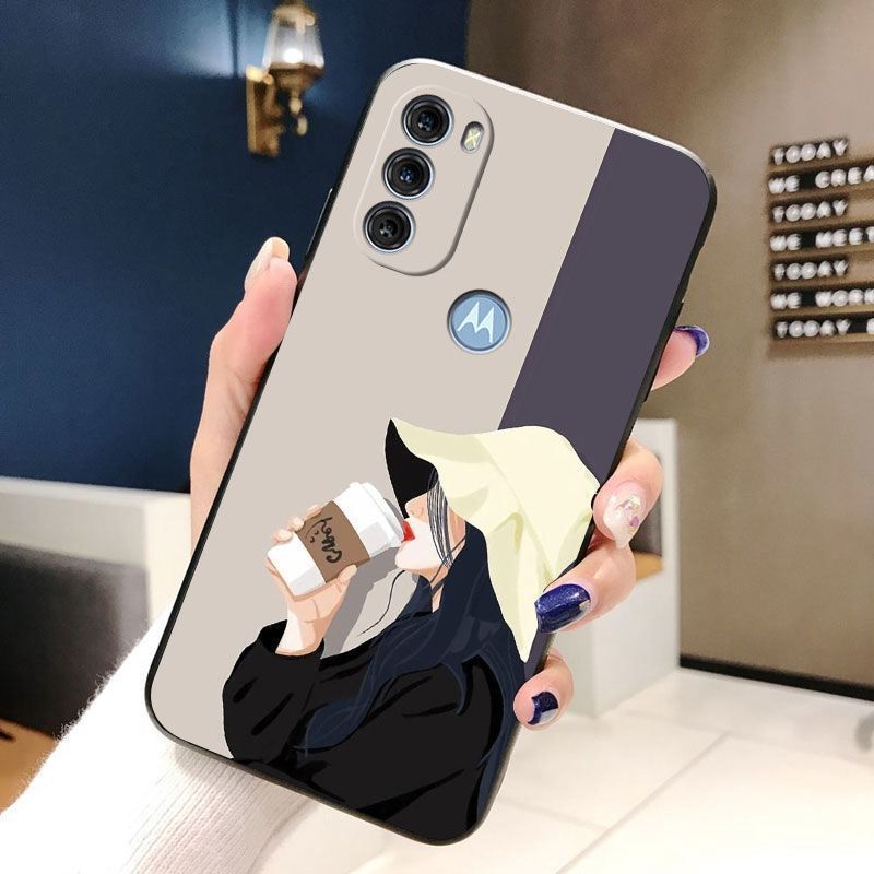 Housse Moto G71 5G Papillon Bleu et Jaune