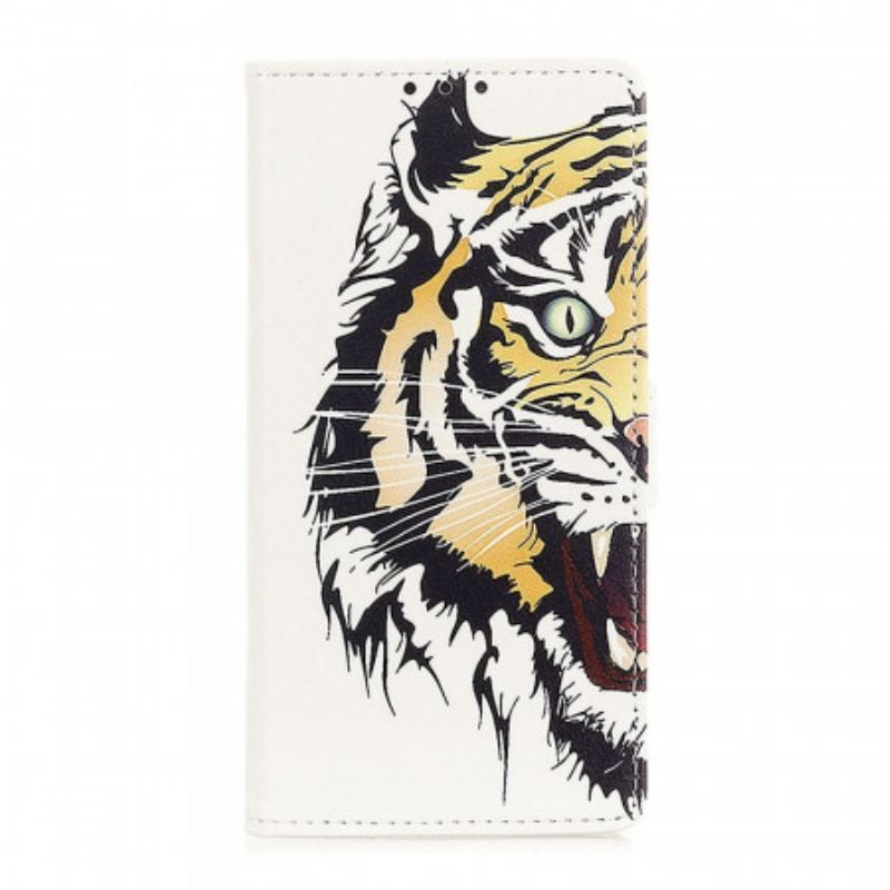 Housse Moto G71 5G Tigre Féroce