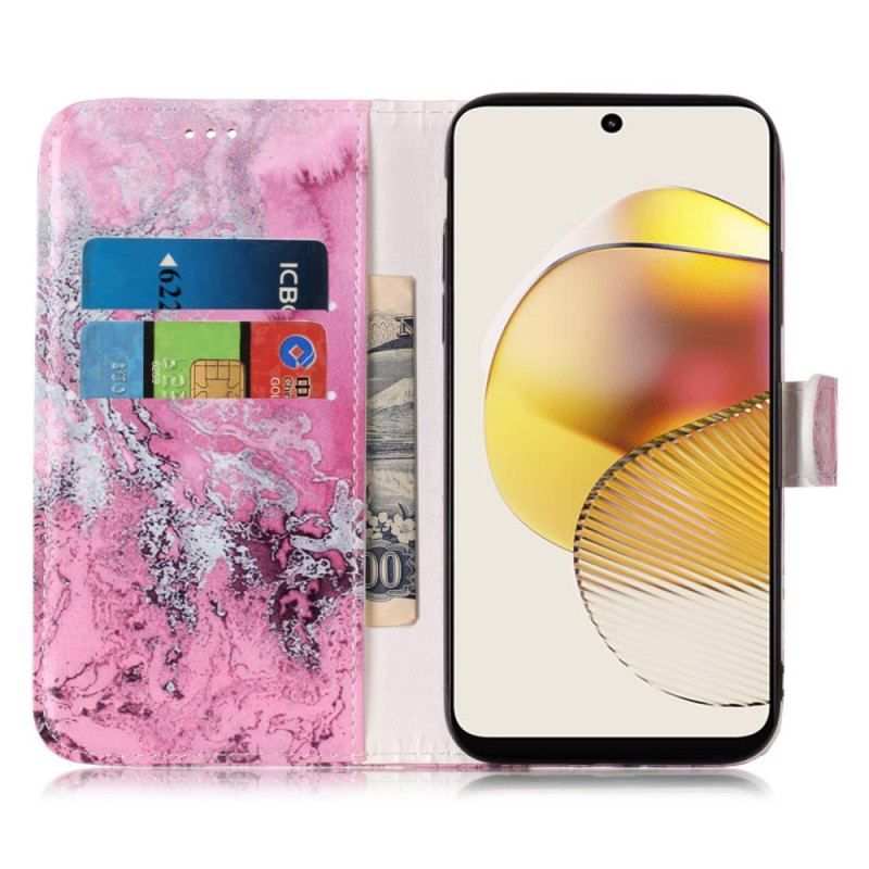 Housse Moto G73 5G Fleurs Intenses