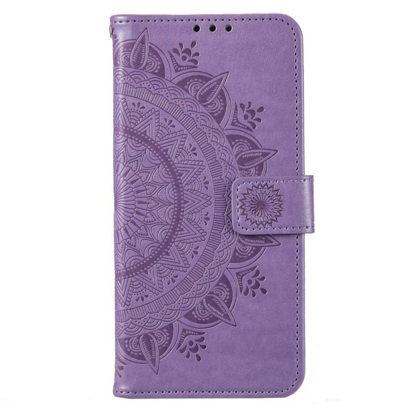 Housse Moto G73 5G Mandala Soleil