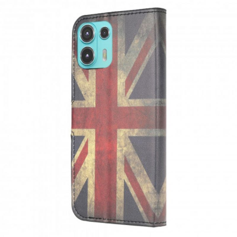 Housse Motorola Edge 20 Lite Drapeau Angleterre