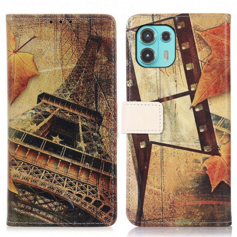 Housse Motorola Edge 20 Lite Tour Eiffel En Automne