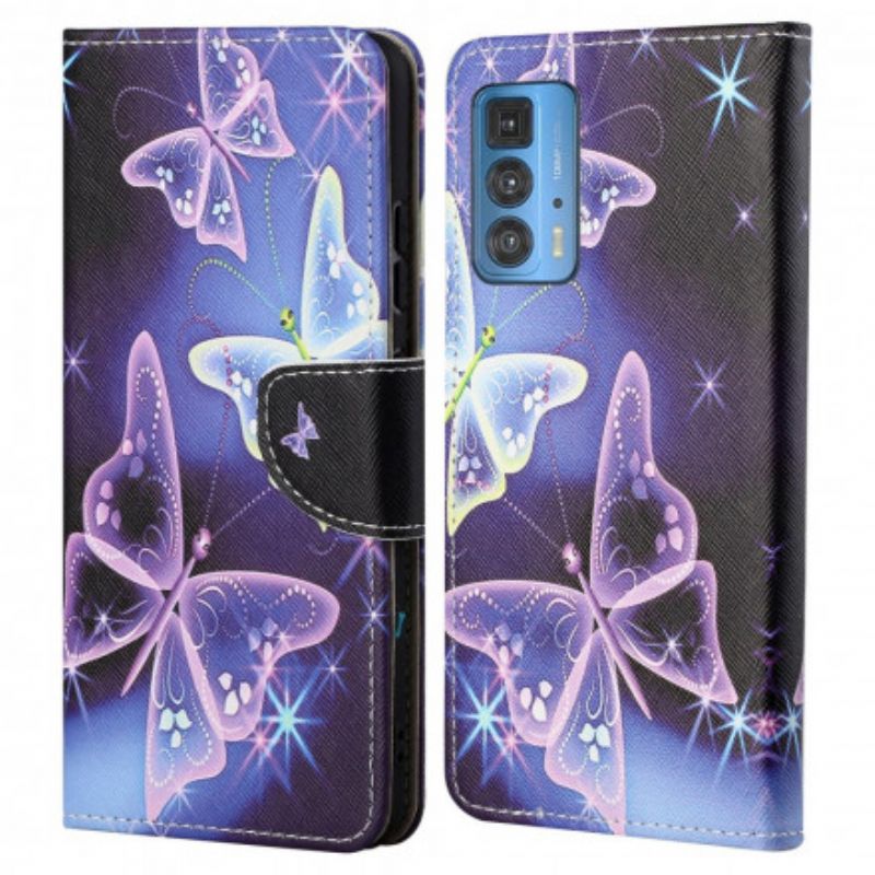 Housse Motorola Edge 20 Pro Butterflies