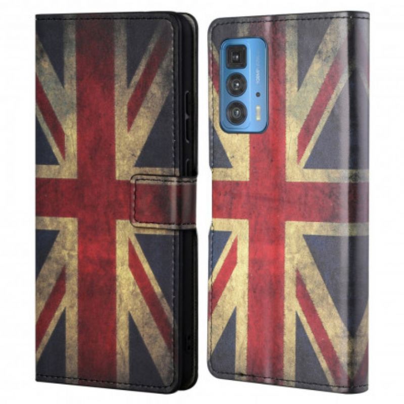 Housse Motorola Edge 20 Pro Drapeau Angleterre