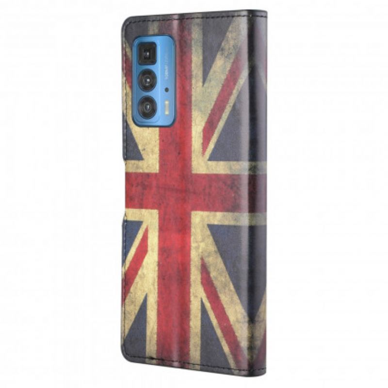 Housse Motorola Edge 20 Pro Drapeau Angleterre