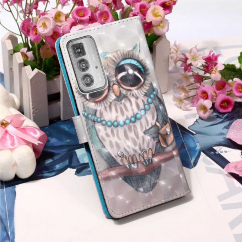 Housse Motorola Edge 20 Pro Miss Hibou