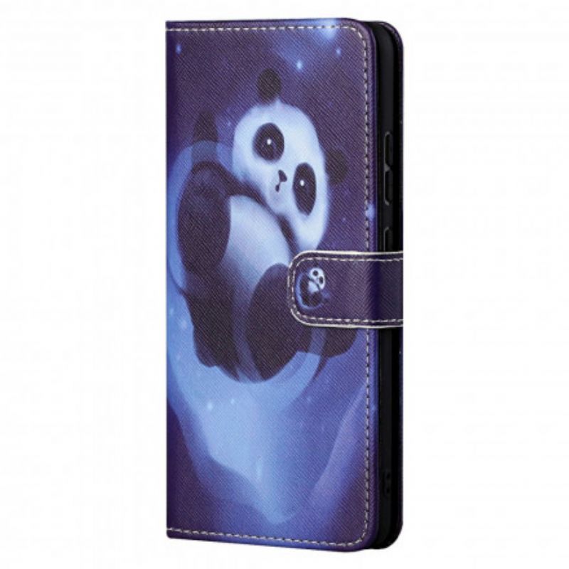 Housse Motorola Edge 20 Pro Panda Space À Lanière