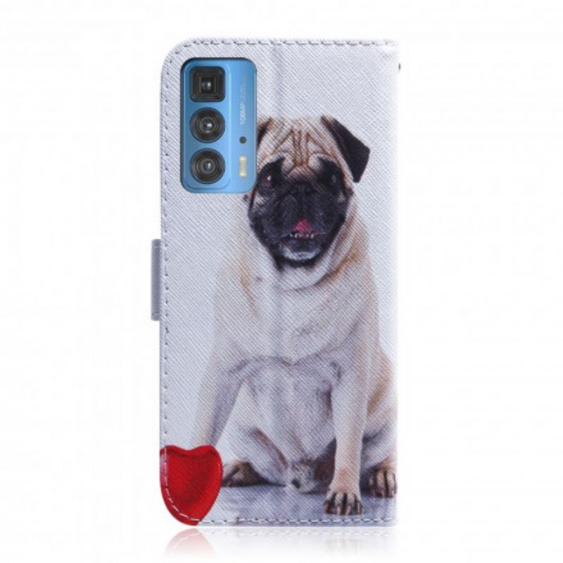 Housse Motorola Edge 20 Pro Pug Dog