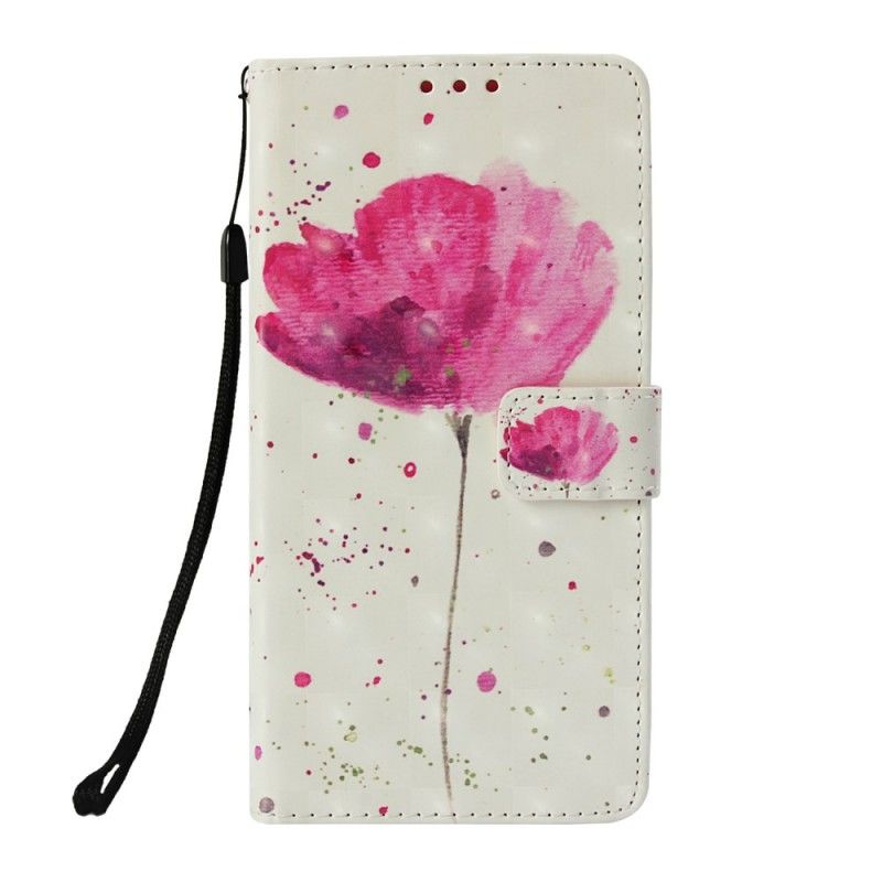 Housse Nokia 7.1 Coquelicot Aquarelle