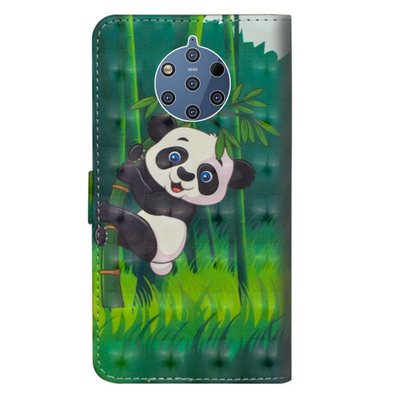 Housse Nokia 9 Pureview Panda Et Bambou