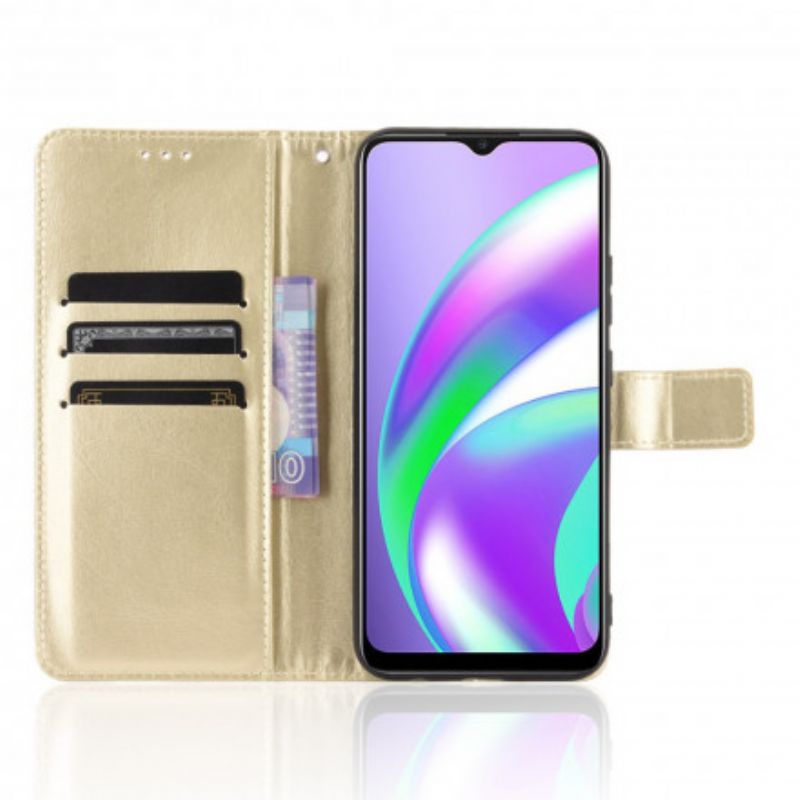 Housse Oppo A15 Simili Cuir Flashy