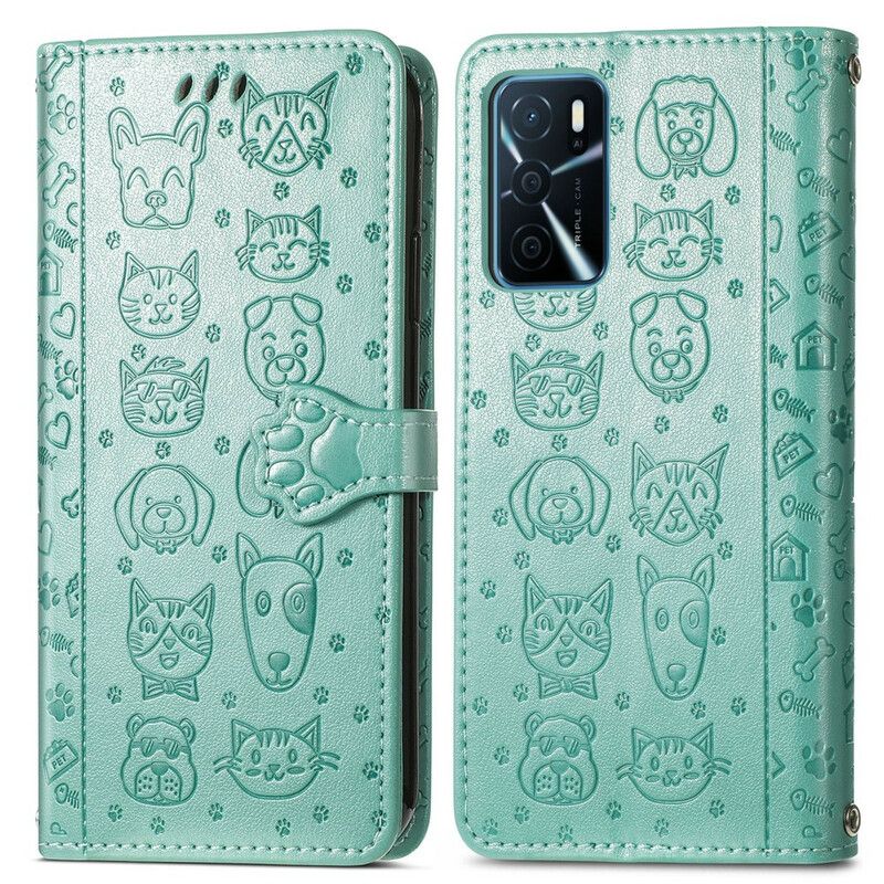 Housse Oppo A16 / A16s Animaux Animés