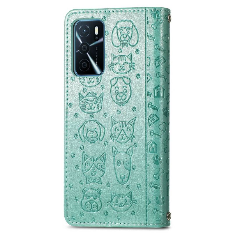 Housse Oppo A16 / A16s Animaux Animés