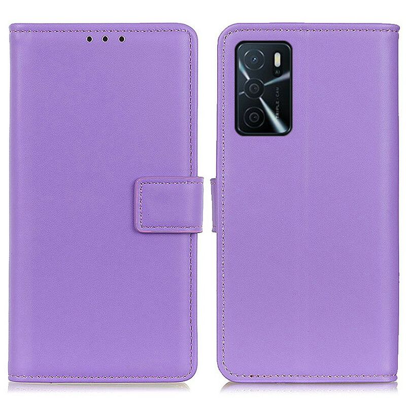 Housse Oppo A16 / A16s Simili Cuir Simple