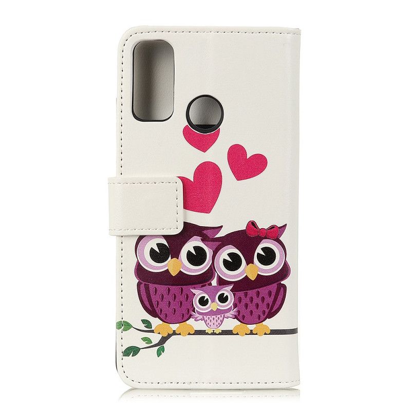 Étui Housse Oppo A53 / A53s Couple De Hiboux