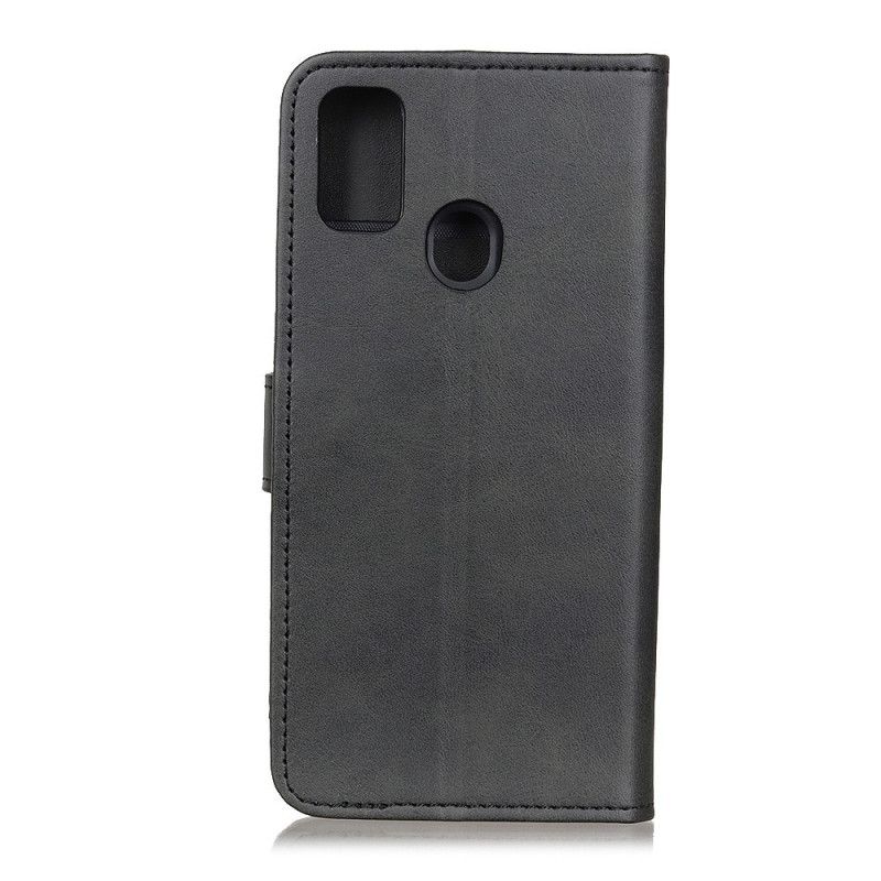 Housse Oppo A53 / A53s Effet Cuir Mat Rétro