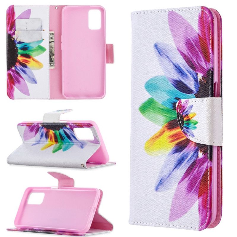 Housse Oppo A72 Fleur Aquarelle