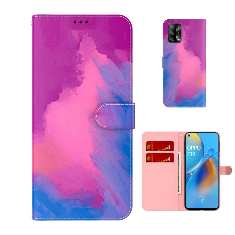 Housse Oppo A74 4G Aquarelle