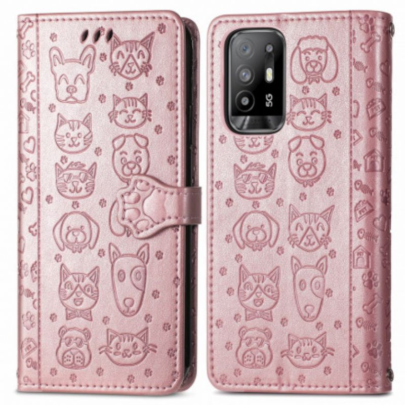 Housse Oppo A94 5G Animaux Animés