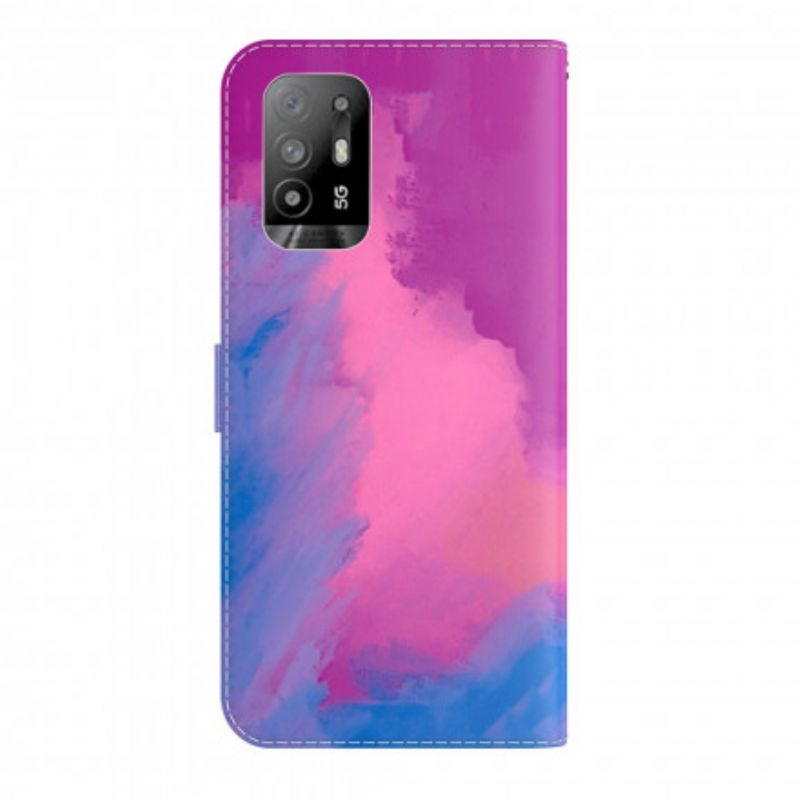 Housse Oppo A94 5G Aquarelle