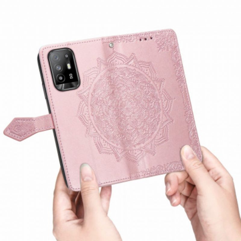 Housse Oppo A94 5G Mandala Moyen Age