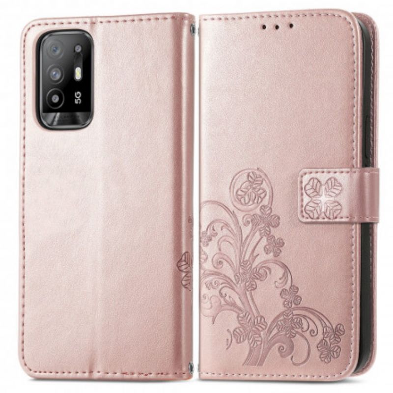 Housse Oppo A94 5G Trèfle Quatre Feuilles