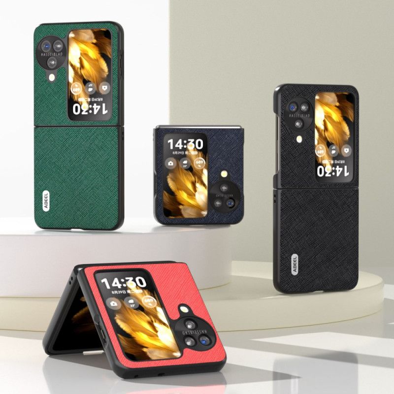 Housse Oppo Find N3 Flip Texture Croisée ABEEL