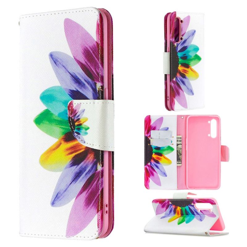 Housse Oppo Find X2 Lite Fleur Aquarelle