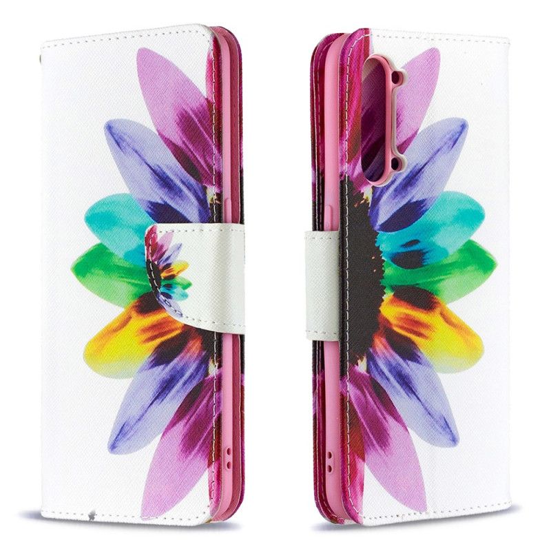 Housse Oppo Find X2 Lite Fleur Aquarelle