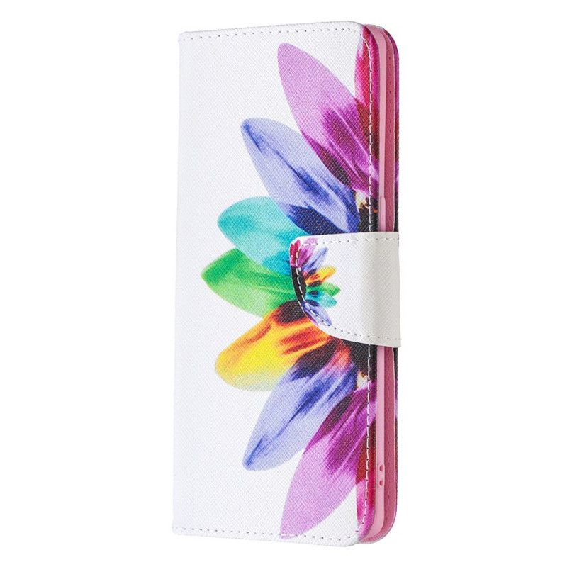 Housse Oppo Find X2 Neo Fleur Aquarelle