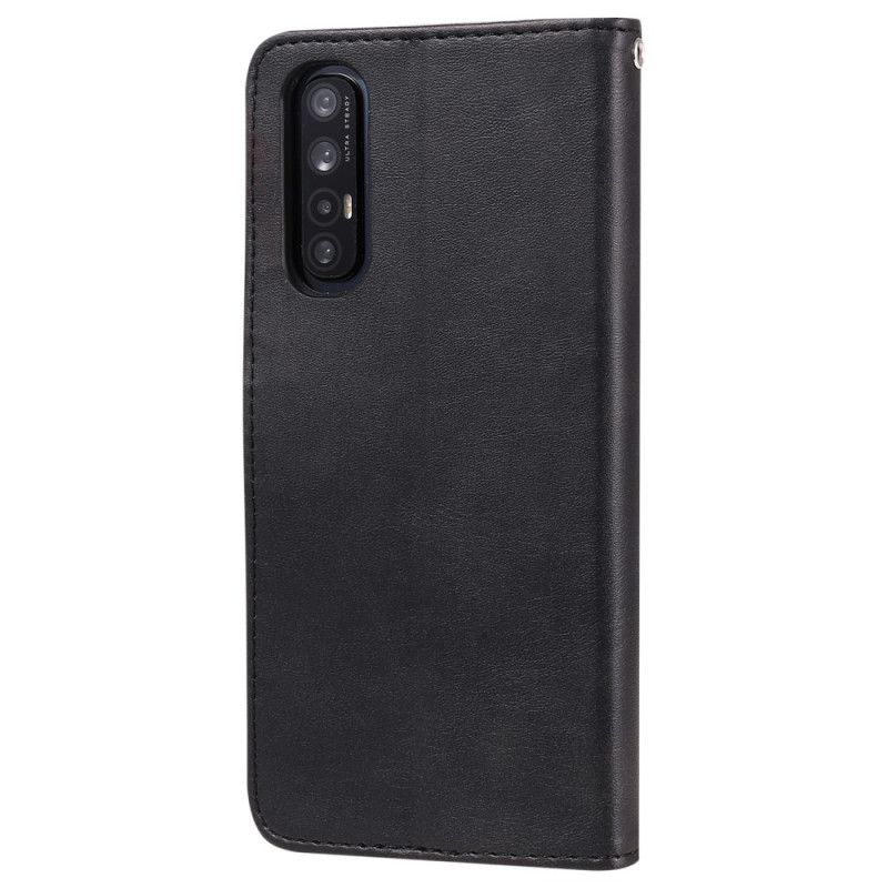 Housse Oppo Find X2 Neo Vintage Porte-monnaie