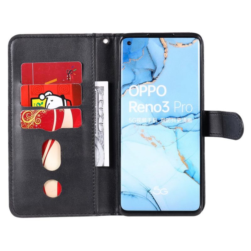 Housse Oppo Find X2 Neo Vintage Porte-monnaie