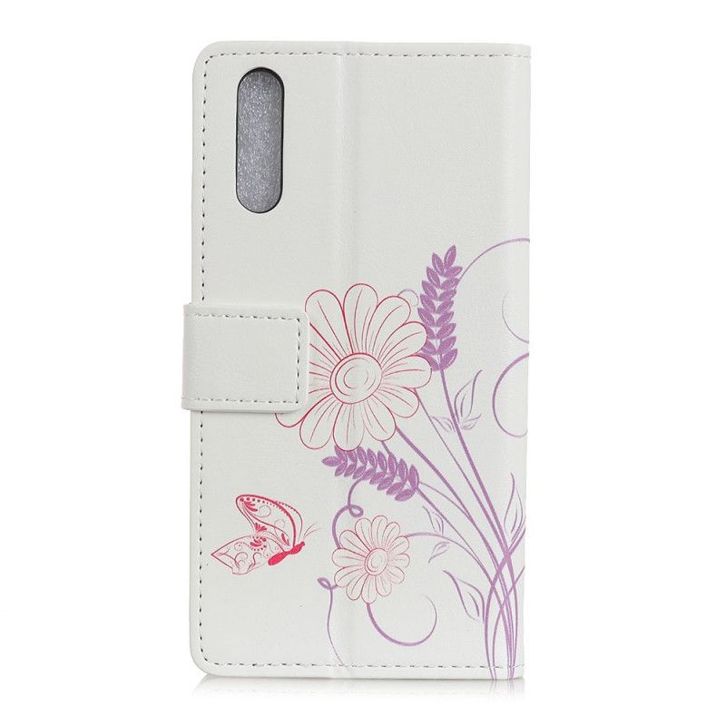 Housse Oppo Find X2 Pro Dessin Papillons Et Fleurs