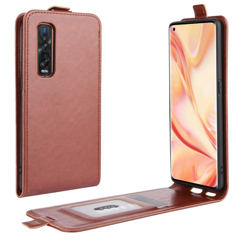 Housse Oppo Find X2 Pro Rabattable Effet Cuir