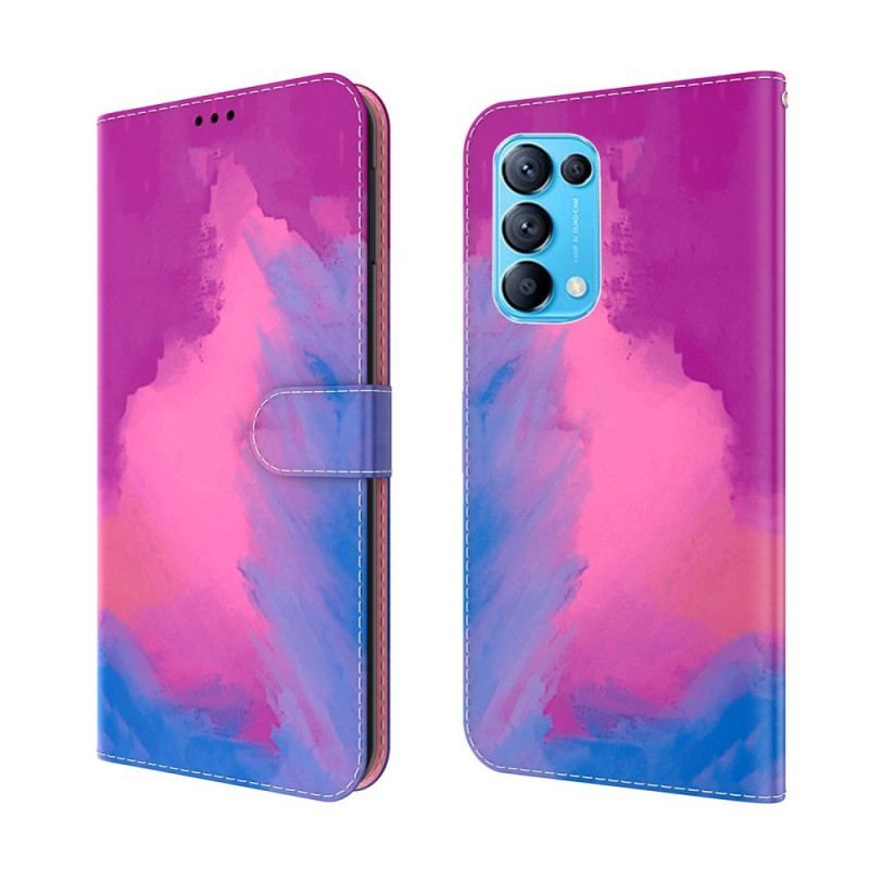 Housse Oppo Find X3 Lite Aquarelle