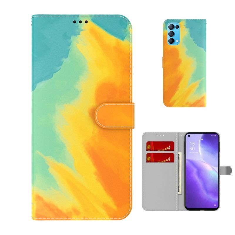 Housse Oppo Find X3 Lite Aquarelle