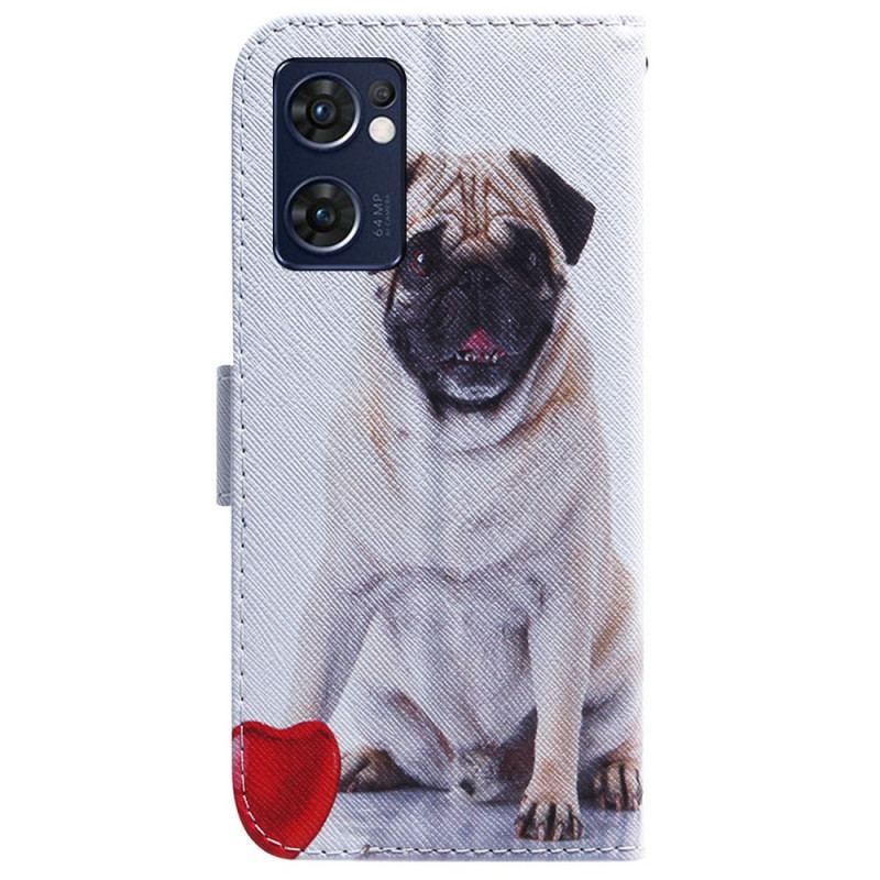 Housse Oppo Find X5 Lite Pug Dog