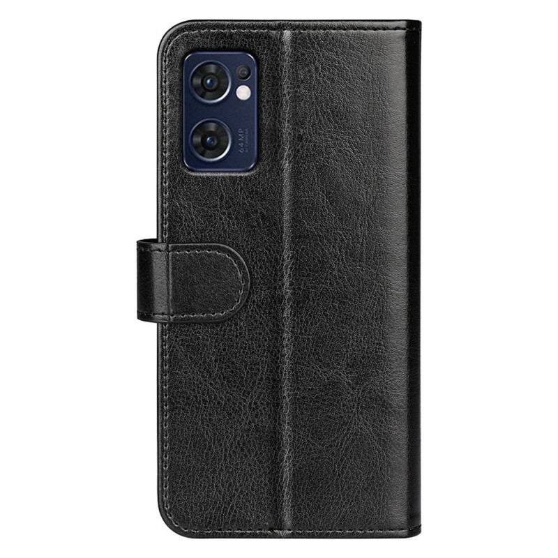 Housse Oppo Find X5 Lite Style Cuir Vintage