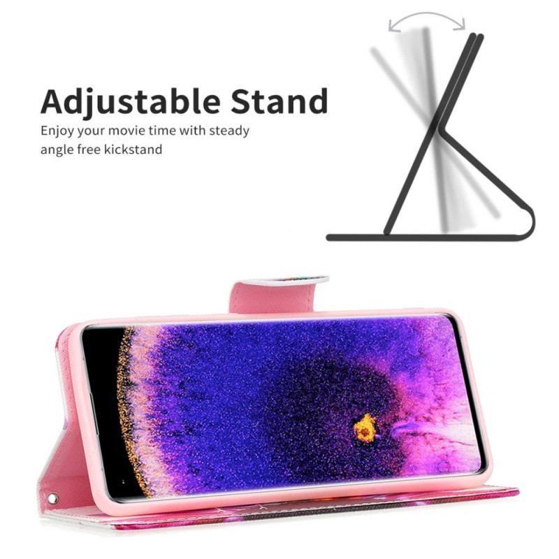 Housse Oppo Find X5 Pro Fleur Aquarelle