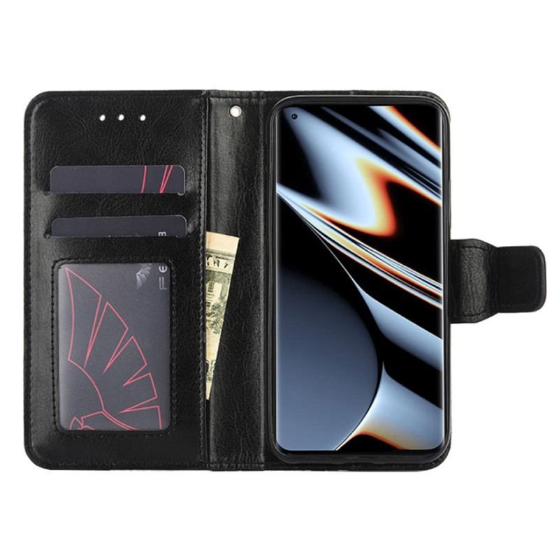Housse Oppo Find X5 Pro Style Cuir Rétro