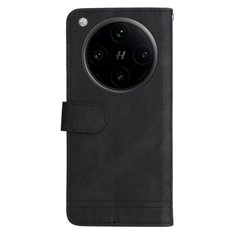 Housse Oppo Find X8 Pro Classique Vintage à Lanière