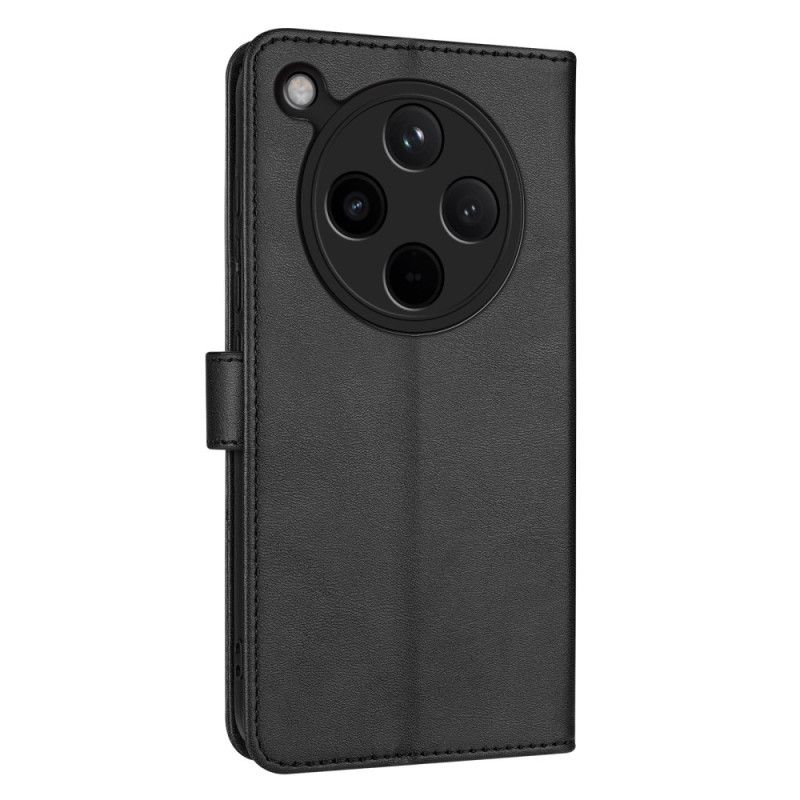 Housse Oppo Find X8 Simili Cuir Uni AZNS