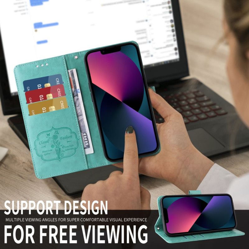 Housse Oppo Find X9 5G Motif Papillon Floral