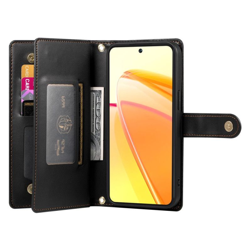 Housse Oppo Reno 13 5G Portefeuille et Lanières