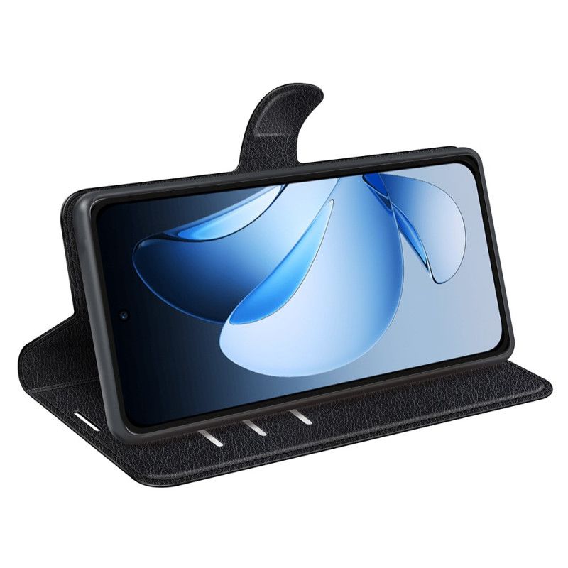 Housse Oppo Reno 13 5G Simili Cuir Litchi Classique