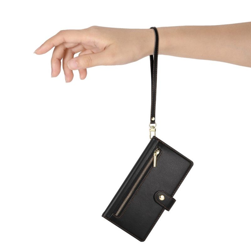 Housse Oppo Reno 13F 4G / 5G / FS 5G Portefeuille et Sangles