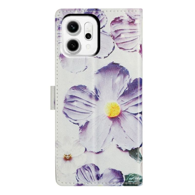 Housse Oppo Reno 14 5G / 14F 5G Fleurs Vintage