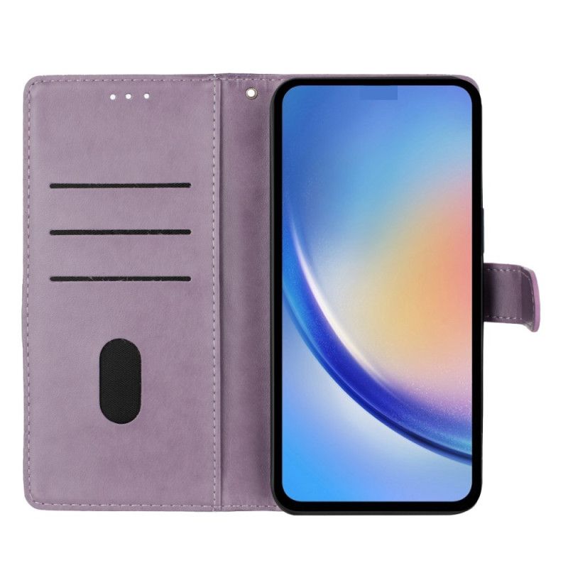 Housse Oppo Reno 14 5G Fleurs Gravées