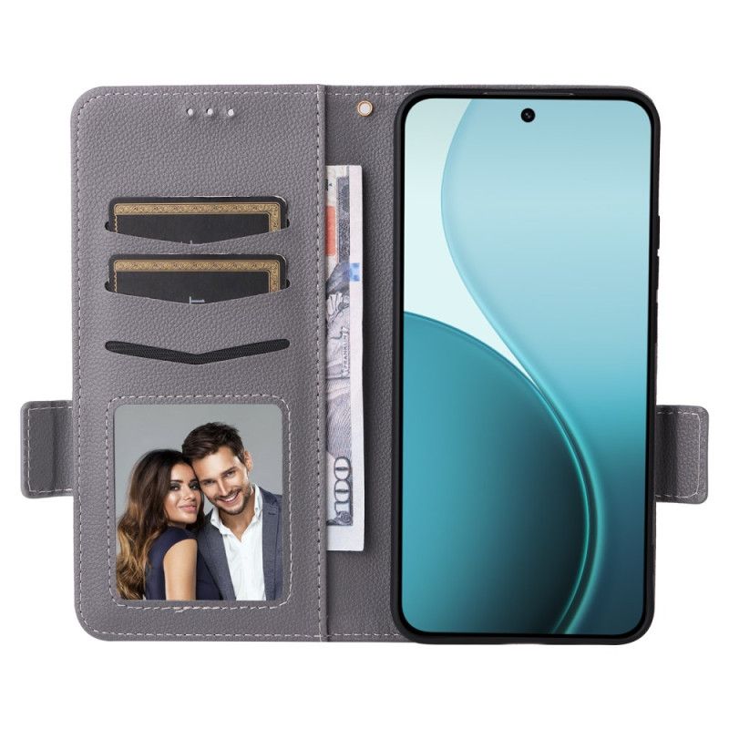 Housse Oppo Reno 14 5G Texturée avec Lanière
